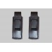 GLOCK 23 Two Single Leather Magazine Pouches with belt clip