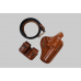 357 MAGNUM COMBO Leather Pancake Holster & Speedloader Case & Belt