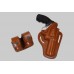 SMITH&WESSON 686 Leather Pancake Holster & Double Speedloader Case