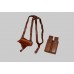 COLT 1911 Leather Vertical-Horizontal Shoulder & Belt Holster & Double Mag Pouch