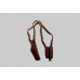 COLT 1911 Leather Vertical Shoulder Holster with double mag pouch