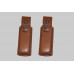 GLOCK 23 Two Single Leather Magazine Pouches with belt clip